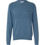 s.Oliver Strickpullover mit Strukturmix Blau XXL