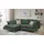 Collection AB Ecksofa »Mandela L-Form«, mit Bettfunktion und Bettkasten grün