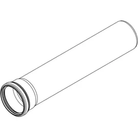Rehau Abflussrohr DN 50, 500 mm, Weiß