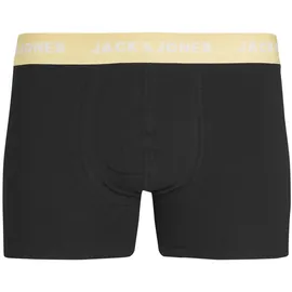 JACK & JONES Vito Solid Boxershorts 7 Einheiten Black / Pack Black 2XL