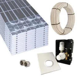 Fußbodenheizung HoWaTech DRY 5-10m2 Paket Regelbox TH-RTL