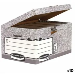 Datei-Box Fellowes    Grau 10 Stück (31 x 39 x 56 cm)