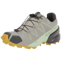 Salomon Speedcross 5 Gore-Tex Damen Trail Running wasserdichte Schuhe, Wetterschutz, Aggressiver Grip, Präzise Passform, Wrought Iron, 38 2/3