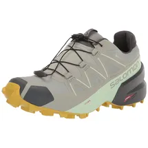 Salomon Speedcross 5 Gore-Tex Damen Trail Running wasserdichte Schuhe, Wetterschutz, Aggressiver Grip, Präzise Passform, Wrought Iron, 38 2/3