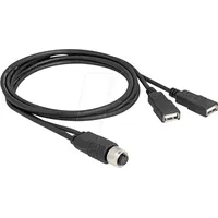 DeLock 60290 - Adapterkabel 2x USB 2.0 Typ-A Buchse