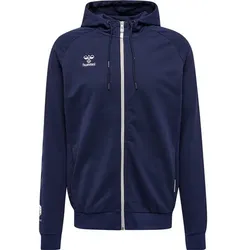 HUMMEL Herren Sweatshirt hmlMOVE GRID COTTON ZIP, MARINE, 3XL