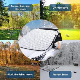 luxuskollektion Auto Windschutzscheibe mit Magneten und Reflektorstreifen