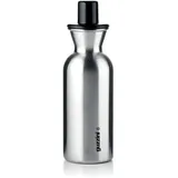 Guzzini PERFECT DRESSING STEEL EDITION Öl-Essigspender 330 ml Ø 6 x 19,5 cm Edelstahl Schwarz