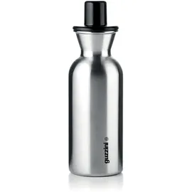 Guzzini PERFECT DRESSING STEEL EDITION Öl-Essigspender 330 ml Ø 6 x 19,5 cm Edelstahl Schwarz