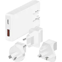 Maxtrack MQ5L Reiseladeadapter 65 W, USB-A, USB-C®
