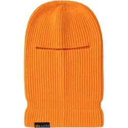 Alpha Industries  Hut Label Balaclava - Alpha orange  in Orange, Einheitsgrösse