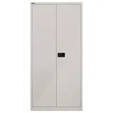 Bisley Aktenschrank Universal Flügeltürenschrank in Lichtgrau - Maße: H 196 x B 91 x T 40 cm grau