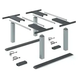 Elektro-Tischgestell, 1200x2000mm, LegaDrive Systems, 9243970, weiß