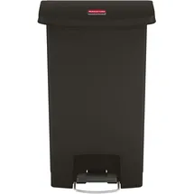Rubbermaid Slim Jim Kunststoff Pedal vorne 50 l black