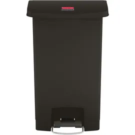 Rubbermaid Slim Jim Kunststoff Pedal vorne 50 l black