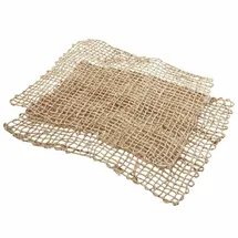 Loberon Platzset 2er Set Xaintieux, Natürlich Rustikales Flair, Handgeflochten, Naturmaterial in Individueller Form, Tischset, Tischwäsche, Bananengewächs, braun