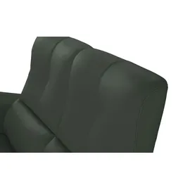 HIMOLLA Ledersofa 6001 ¦ grün ¦ Maße (cm): B: 173 H: 102 T: 86.0