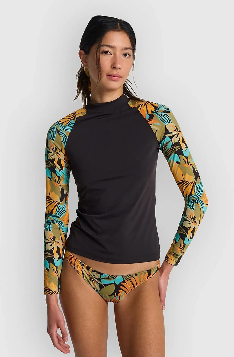 Billabong Ls Rash Guard black pebble Gr. XS