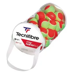 Tennisbälle - Tecnifibre - MY NEW BALL Stage 3 (Polybag mit 36 Bällen)