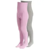 Cotton Prime® Strumpfhosen 4er Set für Kinder in Lila/Grau | Gr.: 98/104