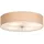 QAZQA Modern Country Deckenleuchte 4-flammig rund beige