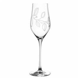 LEONARDO 6er Set Leonardo Champagnerglas Boccio 340 ml Kristall, Kristalloptik Transparent Klar