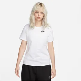 Nike Damen Sw Club T-Shirt Weiß, XL