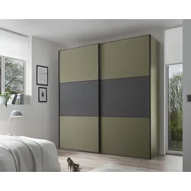 STAUD Schwebetürenschrank Includo 167 x 222 x 68 cm Grün