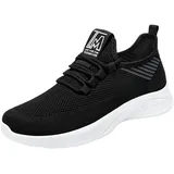 Stahlkappenschuhe Herren Sport Kochschuhe rutschfeste Schuhe Herren Küche Arbeitsschuhe Wasserfeste Air Cushion Koch Männer Berufsschuhe Non-Slip Chef OHNE-Stahlkappe Leicht Gartenschuhe Fitness - 43 EU