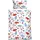 biberna Weihnachten Blau 100 x 135 cm + 2 x 40 x 60 cm