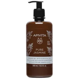 Apivita Pure Jasmine Shower Gel feuchtigkeitsspendendes Duschgel mit ätherischen Öl 500 ml