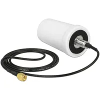 DeLock LTE/GSM Antenne SMA-Stecker, weiss (2 dB, Antennenkabel), Antennenkabel