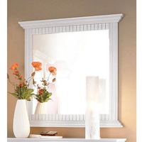 Home affaire Spiegel Rustic, aus massiver Kiefer, Breite 78 cm, mit dekorativen Fräsungen weiß