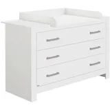 Paidi Kommode, weiß , Maße cm, B: 147,2 H: 91,9 T: 55.3