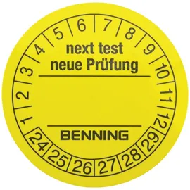 Benning Prüfplaketten D30mm RL