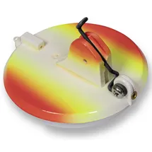 Rhino Tauchhilfe zum Schleppangeln auf Meerforelle 135g 9,5cm Flexi Diver, Farbe:Ambulance