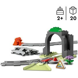 LEGO DUPLO 10425 Eisenbahntunnel und Schienen – Erweiterungsset