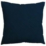 schlafgut Kissenbezug 80x80 cm | blue-deep-black Woven Fade Bettwäsche