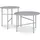 bomoe Finn Beistelltisch Ø 44x46cm + Ø 53x36cm Grau