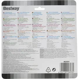 BESTWAY Wasserfeste Selbstklebende Reparaturflicken 6,5 x 6,5 cm Blue
