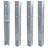 Wickey Winkelanker Bodenanker 500 x 45 x 45 mm 4 Stück