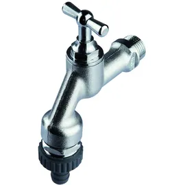 aalberts Seppelfricke Armaturenkombination 8001 DN 20, matt-chrom, Rohrbelüfter, Knebelgriff