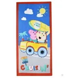 Peppa Pig Peppa Wutz Strandtuch 70 x 140 cm mehrfarbig