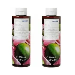 Korres Nettoyant Corporel Renouvelant Gingembre Lime 2x250ml Gel Douche 2x250 ml
