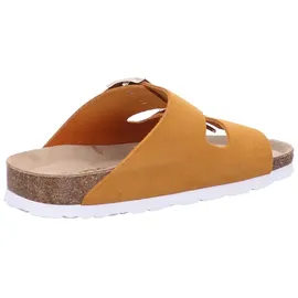 ROHDE Pantolette Velours Leder zwei Schnallen Komfortweite Alba 5590, Größe:37 EU, Farbe:Orange - Orange - 37