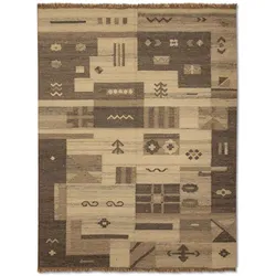 Morgenland Kelim Teppich - Trendy - 173506 - 200 x 140 cm - natur - rechteckig