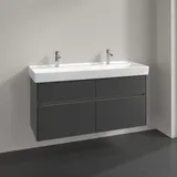 Villeroy & Boch V&B Waschtischunterschrank Collaro 115,4x54,6x44,4cm, WT mit, LED, gaphite