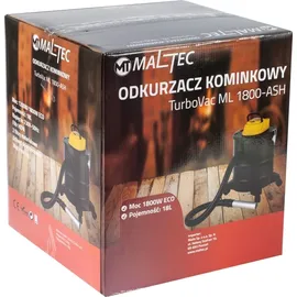 Maltec Industriestaubsauger ML1800-ASH 18L 1800W Schwarz