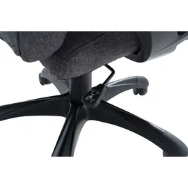 Home4You Drehstuhl Webstoff Grau