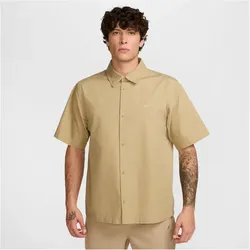 NIKE Club kurzarm Hemd Herren 297 - parachute beige/parachute beige S